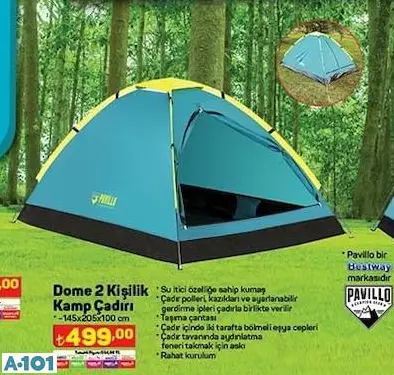 DOME 2 KİŞİLİK KAMP ÇADIRI DOME 2 KİŞİLİK KAMP ÇADIRI